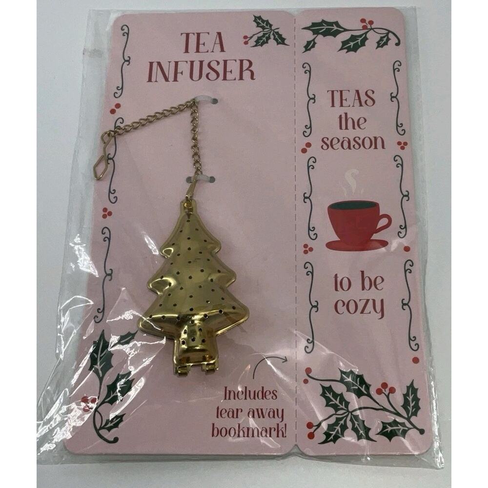 Target Bullseye's Playground Christmas Tree Shaped Tea Infuser (NEW IN PACK)